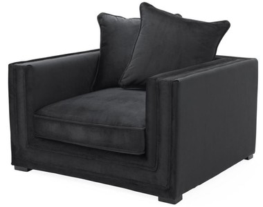 Casa Padrino designer hotel armchair black - luxury collection