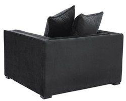 Casa Padrino diseñador de la silla del hotel negro - colección de lujo