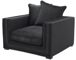Casa Padrino diseñador de la silla del hotel negro - colección de lujo