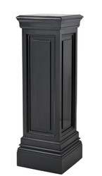Casa Padrino designer mahogany column black 33 x 33 x H. 100 cm - luxury side table