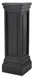 Concepteur Casa Padrino pilier acajou noir 33 x 33 x H. 120 cm - Table d'appoint de luxe