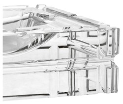 Casa Padrino cendrier en verre cristal design 21 x 21 x H. 6,7 cm - Edition de luxe