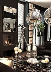 Casa Padrino cendrier en verre cristal design 21 x 21 x H. 6,7 cm - Edition de luxe
