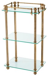 Casa Padrino salle de bains de luxe placard étagère laiton antique vintage - mobilier design