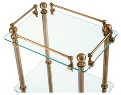 Casa Padrino salle de bains de luxe placard étagère laiton antique vintage - mobilier design