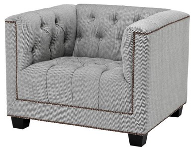 Casa Padrino luxury designer hotel armchair gray - luxury hotel furniture