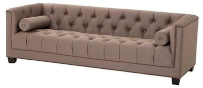 Casa Padrino sofá de diseño marrón - colección de lujo