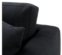 Casa Padrino luxury hotel sofa black 234 x 103 x H. 86 cm - limited edition