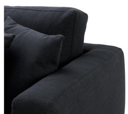 Casa Padrino luxury hotel sofa black 234 x 103 x H. 86 cm - limited edition