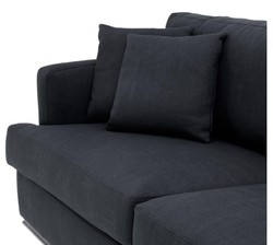 Casa Padrino luxury hotel sofa black 234 x 103 x H. 86 cm - limited edition