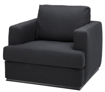 Casa Padrino luxury hotel armchair black 96 x 103 x H. 86 cm - limited edition