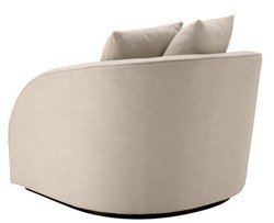 Casa Padrino luxury hotel salon armchair natural 101 x 91 x H. 72 cm - living room furniture