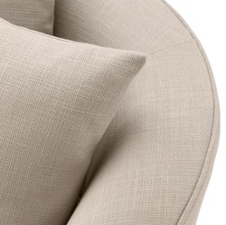 Casa Padrino luxury hotel salon armchair natural 101 x 91 x H. 72 cm - living room furniture
