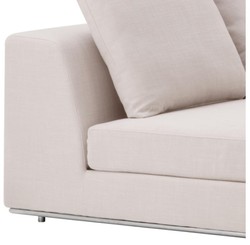 Casa Padrino Luxus Sofa Naturfarbig - Designer Ecksofa