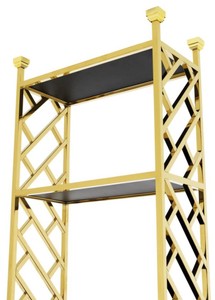 Casa Padrino Designer Regalschrank Gold 65 x 32 x H. 230 cm - Luxus Qualität