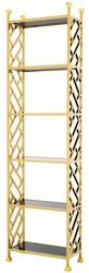 Casa Padrino designer shelf cabinet gold 65 x 32 x H. 230 cm - luxury quality
