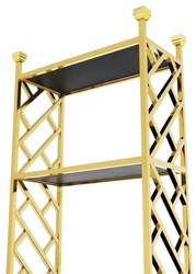 Casa Padrino designer shelf cabinet gold 65 x 32 x H. 230 cm - luxury quality