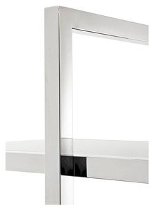Casa Padrino Designer Regalschrank Silber 160 x 42 x H. 180 cm - Limited Edition