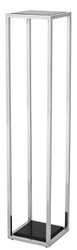 Casa Padrino argent table d'appoint de luxe 25 x 25 x H. 120 cm - table mobilier design