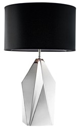 Casa Padrino finitura lampada da tavolo di design di nichel - collezione di lusso