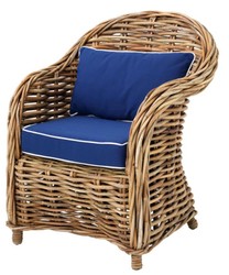Casa Padrino poltrone di design in rattan 70 x 70 x H. 88 cm - mobili di lusso salotto