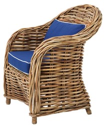Casa Padrino poltrone di design in rattan 70 x 70 x H. 88 cm - mobili di lusso salotto