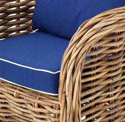 Casa Padrino poltrone di design in rattan 70 x 70 x H. 88 cm - mobili di lusso salotto