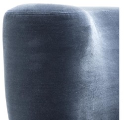 Silla del diseñador Casa Padrino azul 91 x 85 x H. 74 cm - colección de lujo