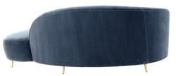 Concepteur Casa Padrino sofa bleu 248 x 104 x H. 74 cm - collection de luxe