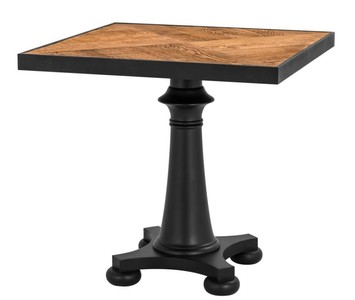 Casa Padrino Luxus Esstisch 80 x 80 x H. 76,5 cm - Luxus Qualität