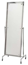 Casa Padrino di lusso in acciaio inox a specchio supporto 63 x H. 171 centimetri - specchio di design