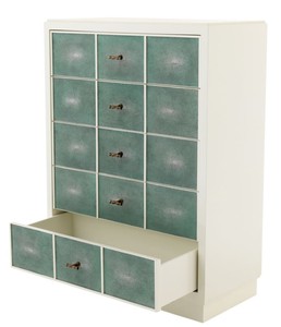 Casa Padrino Luxus Mahagoni Schrank 96,5 x 47,5 x H. 130 cm - Designer Möbel
