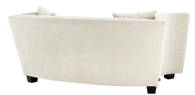 Casa Padrino Designer Sofa Naturfarbig 178 x 107 x H. 72,5 cm - Luxus Kollektion