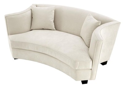 Casa Padrino Designer Sofa Naturfarbig 178 x 107 x H. 72,5 cm - Luxus Kollektion