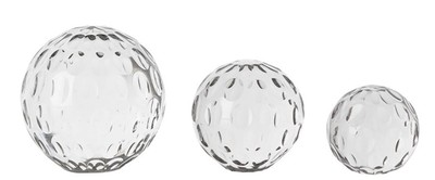 Casa Padrino designer glass paper weight set of 3 - luxury decoration