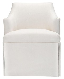 Casa Padrino Designer Sessel Weiß 63 x 63 x H. 81 cm - Luxus Kollektion