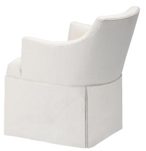 Casa Padrino Designer Sessel Weiß 63 x 63 x H. 81 cm - Luxus Kollektion