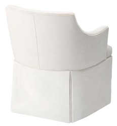 Sillón de diseño Casa Padrino blanca 63 x 63 x H. 81 cm - colección de lujo