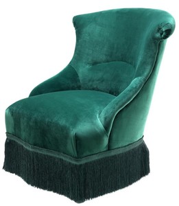 Casa Padrino Designer Sessel Grün 68 x 70 x H. 79 cm - Luxus Kollektion