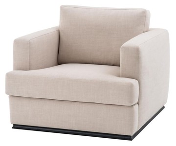 Casa Padrino armchair natural color 96 x 103 x H. 86 cm - luxury quality