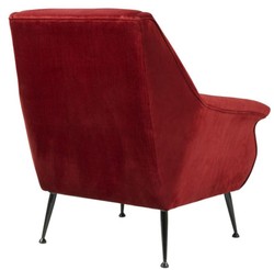 Casa Padrino luxury armchair red 88 x 80 x H. 91 cm - designer club furniture