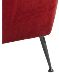 Casa Padrino luxury armchair red 88 x 80 x H. 91 cm - designer club furniture