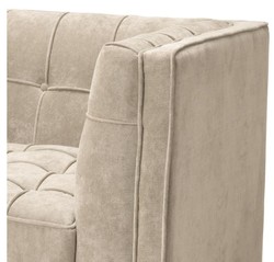 Casa Padrino Luxus Sessel Greige 94 x 82 x H. 77 cm - Hotel Kollektion