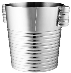 Diseñador Casa Padrino enfriador de vino de acero inoxidable con dos asas - colección de hoteles