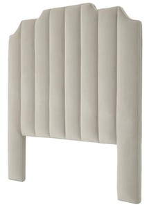 Casa Padrino lit de luxe tête de lit gris clair 189 x H. 181 cm - Mobilier de chambre design