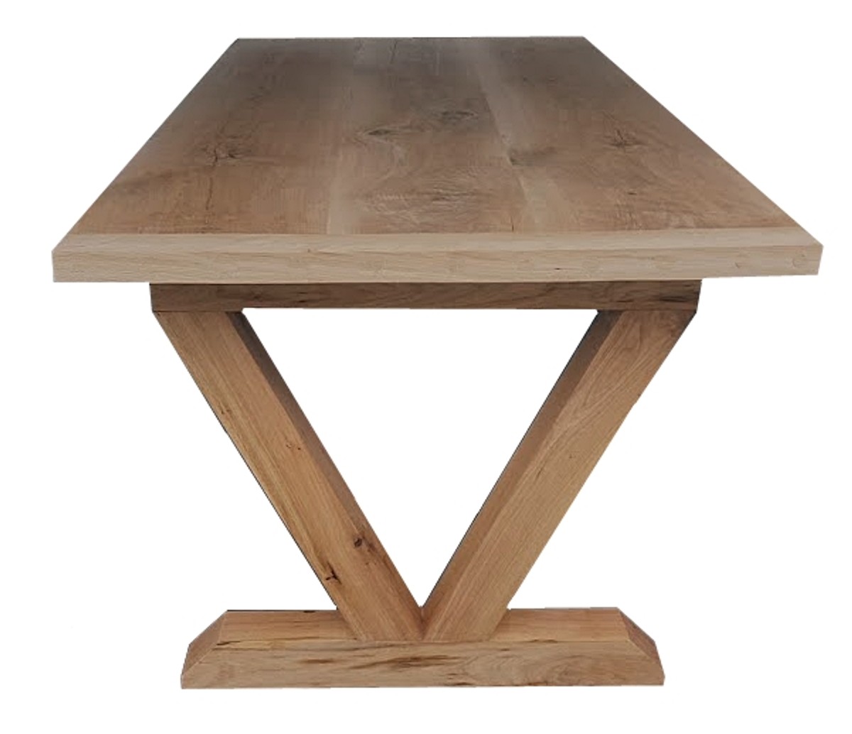 Casa Padrino table à manger en bois massif de luxe - chêne - 200 cm x 100 cm x H78 cm - robuste Casa Padrino table à manger en bois massif de luxe - chêne - 200 cm x 100 cm x H78 cm - robuste