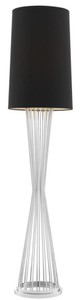 Casa Padrino luxury designer floor lamp silver / black - hotel restaurant floor lamp