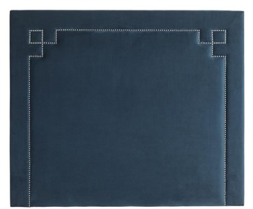 Casa Padrino lit design tête de lit bleu 180 x H. 150 cm - chambre de luxe meubles