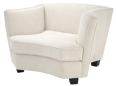 Casa Padrino luxury armchair natural color 118.5 x 97 x H. 74 cm - hotel collection