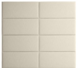 Casa Padrino designer bed headboard ivory 200 x H. 180 cm - luxury furniture